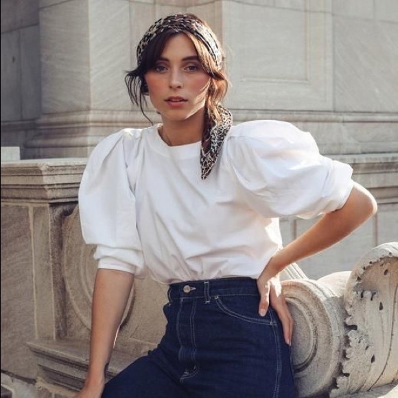 Vintage Puff Sleeve Blouse - Picture 1 of 9